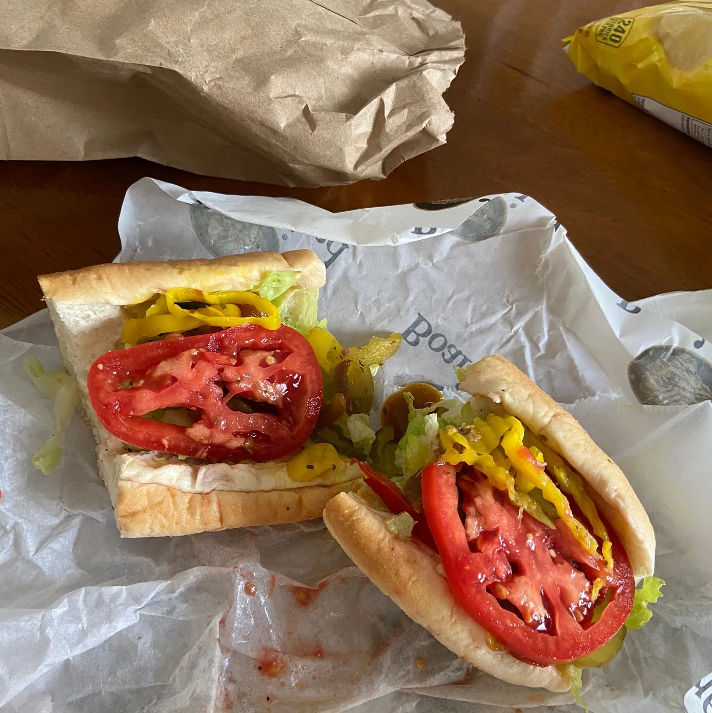 Open hoagie
